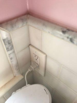 This 90 year old bathroom never had an outlet. Thanks to Metcalf, I can use a sonic now!