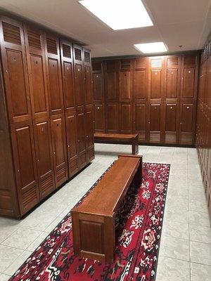 Country Club Locker rooms.