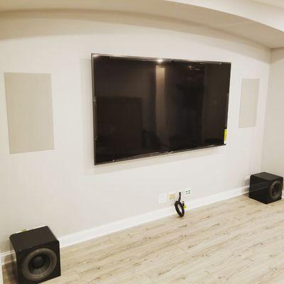 TV Mounting & Surround sound setup