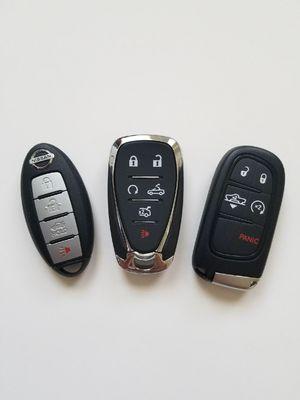 Push to start key car key fob