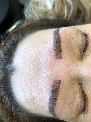 Bold Microbladed eyebrows