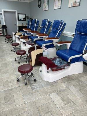 Pedicure station