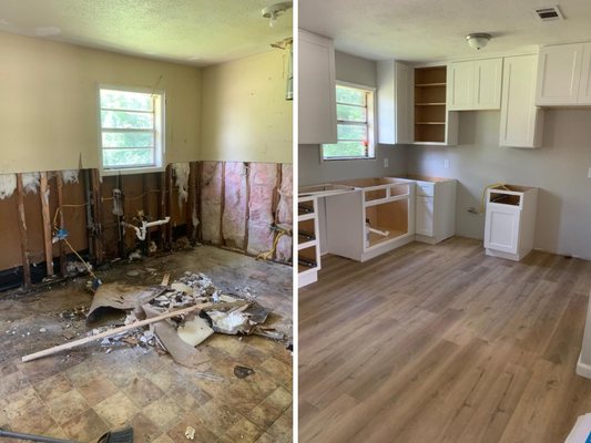 Kitchen remodel and flooring