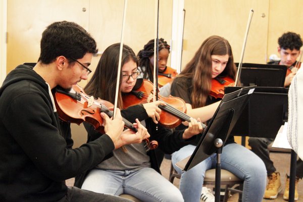 Conservatory Sinfonia: teen string ensemble.