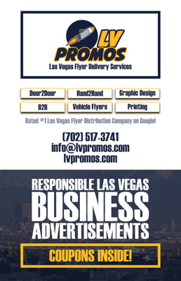 Las Vegas Flyer Distribution - Door to Door Delivery by http://lvpromos.com/