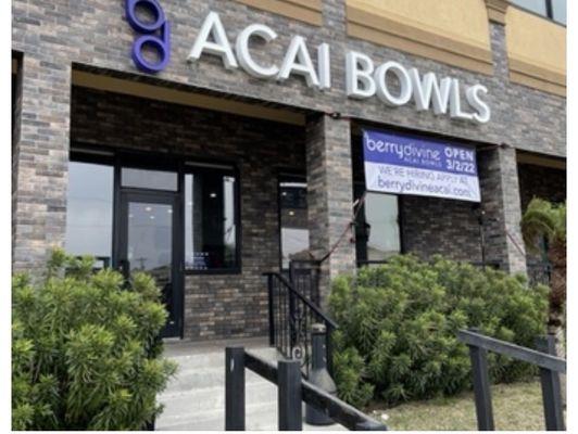 New acai bowl restaurant