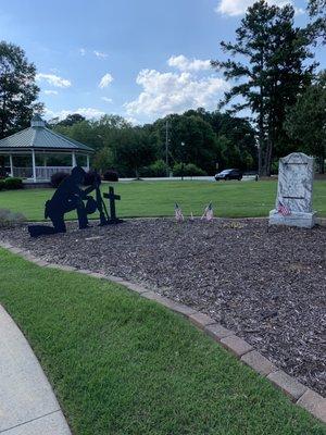 Memorial and gazebo