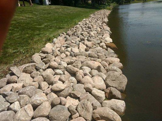 Rip Rap Shoreline Restoration