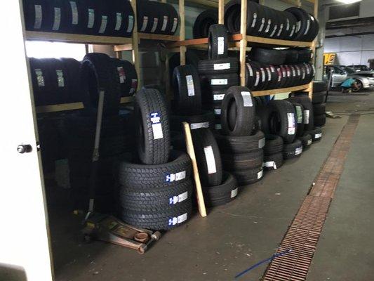 If you need tires new or used come on in