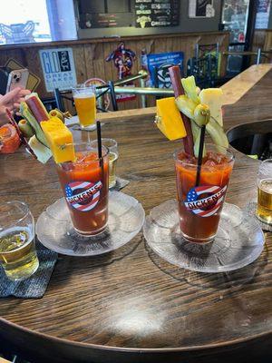 Build your own Blood Mary's ... yum!