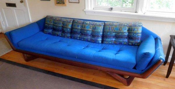 My groovy 1970's Tiki sofa that I loved that Ethan Steinberg didn't return to me