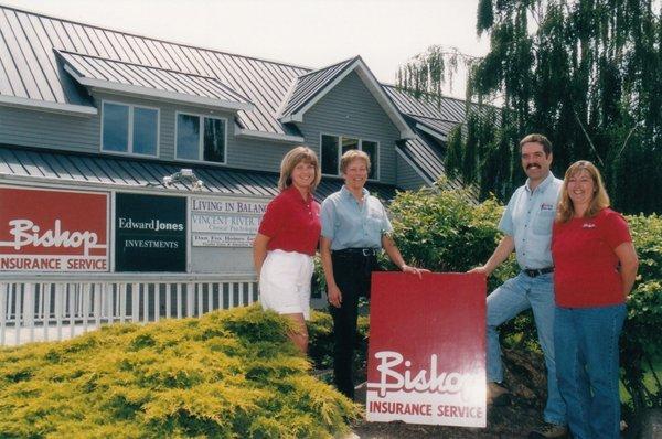 Maria Bishop, Robin Nelson, Pete Bishop, & Debbie Vassar- Bishop Insurance Management Team