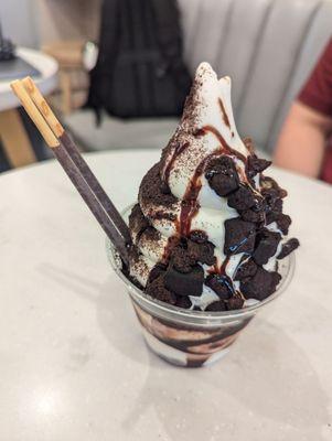 Oreo soft serve