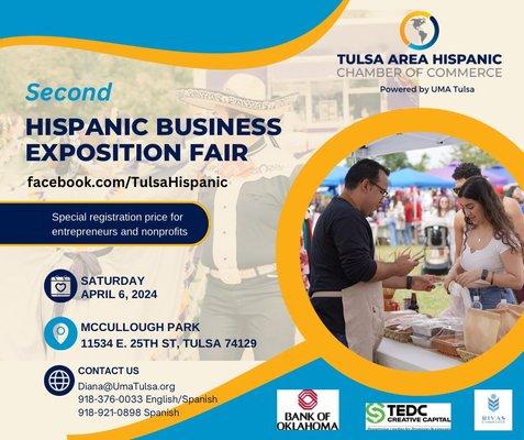 Business Expo  Fair organized by the Tulsa Area Hispanic Chamber of Commerce