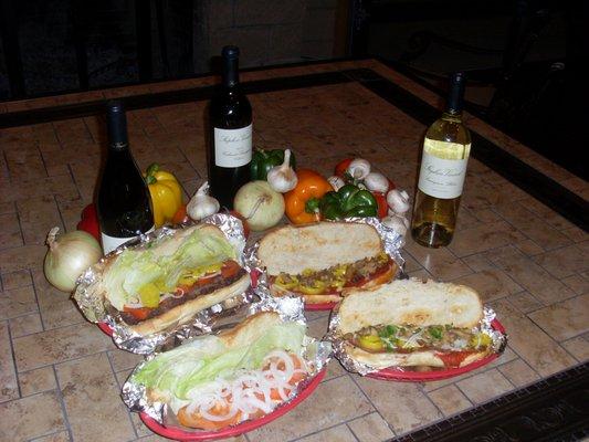 GREAT SANDWICHES AND LARGE WINE SELECTION