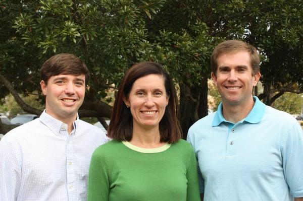 From left, Dr. Cherry, Dr. Dimock and Dr. Weinberg.