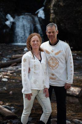 Jane Del Piero & Jay Holt Bear Creek Falls  Telluride Colorado