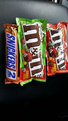 King size candy bars are only. 99