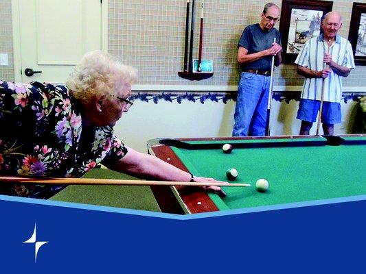 Residents benefit from social opportunities within each community.