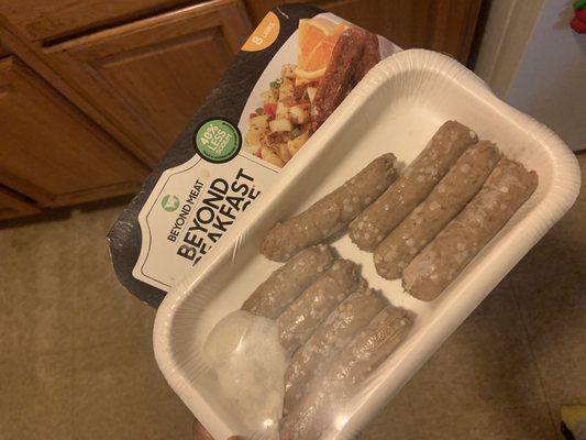 Moldy beyond meat sausages.