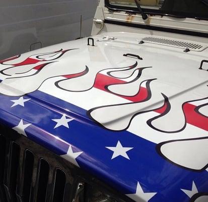 #flames #partialwraps #jeeps #signs #usa #america