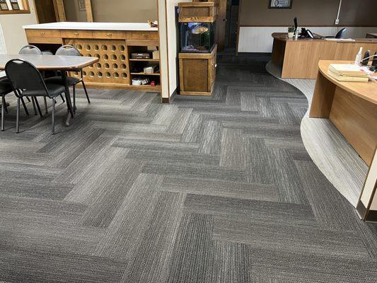 Herringbone Carpet Tile