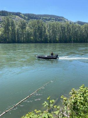 A beautiful day to be on the river