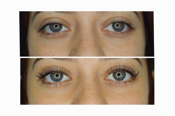 Before & After : Lash Lift + Tint