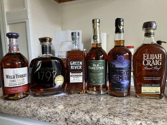 The start of my new bourbon collection