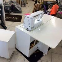 Additional view of Sewing Cabinet, with removable cabinet drawers