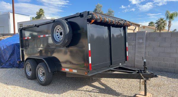 Our 2022 dump trailer