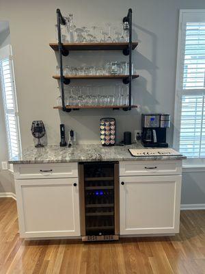 Wine and coffee bar