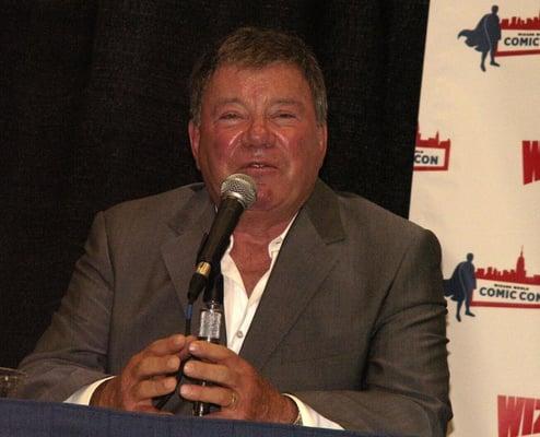 William Shatner speaks on "Sh*t My Dad Says" (2010)