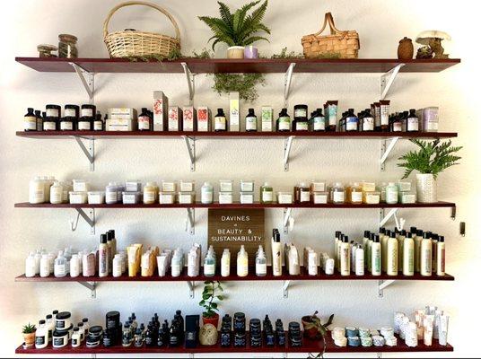 We use only the best green/sustainable haircare and skincare products by Davines and their sister company Comfort Zone/Skin Regimen.