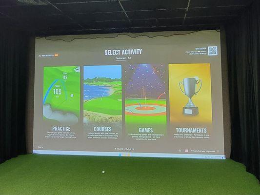 Swing analysis, play 300 world class courses, play games, we have it all on our Trackman powered system. Membership is limited,  join today!