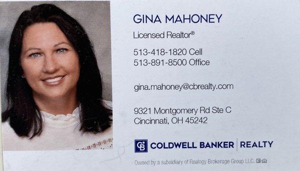 Gina Mahoney - Coldwell Banker Realty