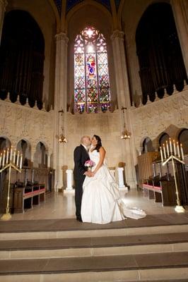 inside the beautiful church!