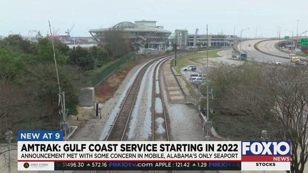 Word is out, Amtrak is coming back to Mobile!