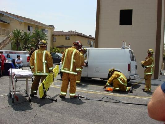 Using the Jaws Of Life