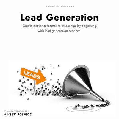 Lead Generation Service by A2Z Web Solution LLC