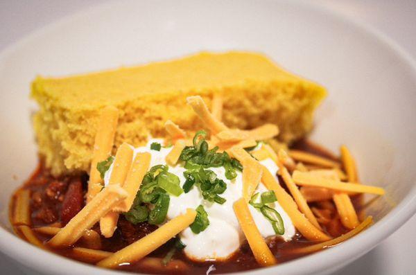 Chili and Cornbread