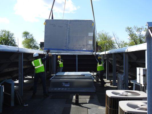 2/ 25 Ton Rooftop Units Installed at New Jersey Police Station