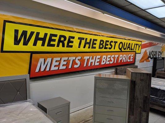 "Where the best quality meets the best price"