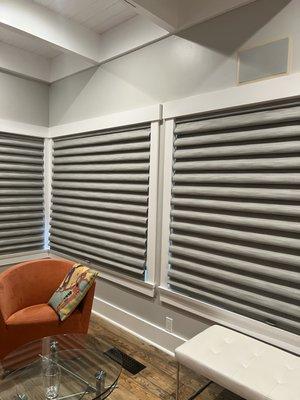 Roman Vignette shades by Hunter Douglas