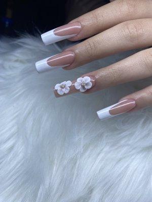 Acrylic nails.