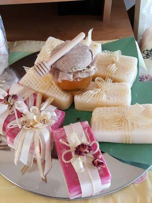 Hand made soap as a gift