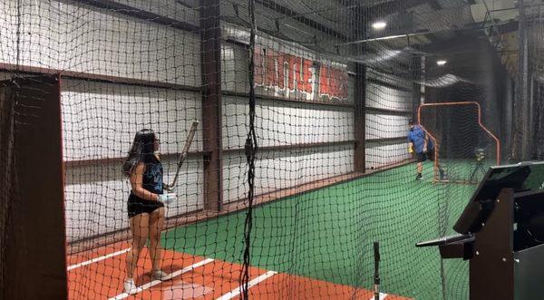 Indoor batting cages, archery, and axe throwing. Definitely a workout but had a great time hanging out with friends.