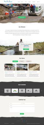 Healthy Rivers Partnership Home Page Design