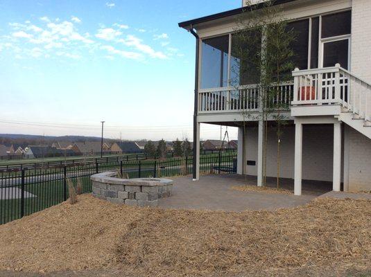 Immaculate patio design.