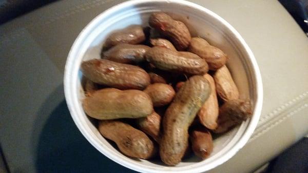 Boiled Cajun Peanuts.:-) Yum!